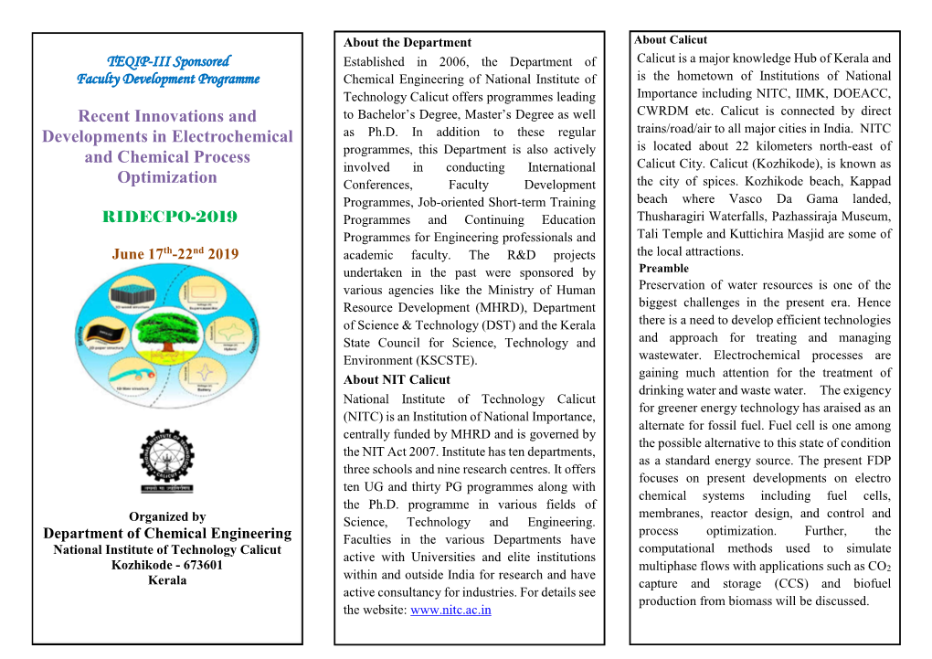 Recent Innovations and Developments in Electrochemical