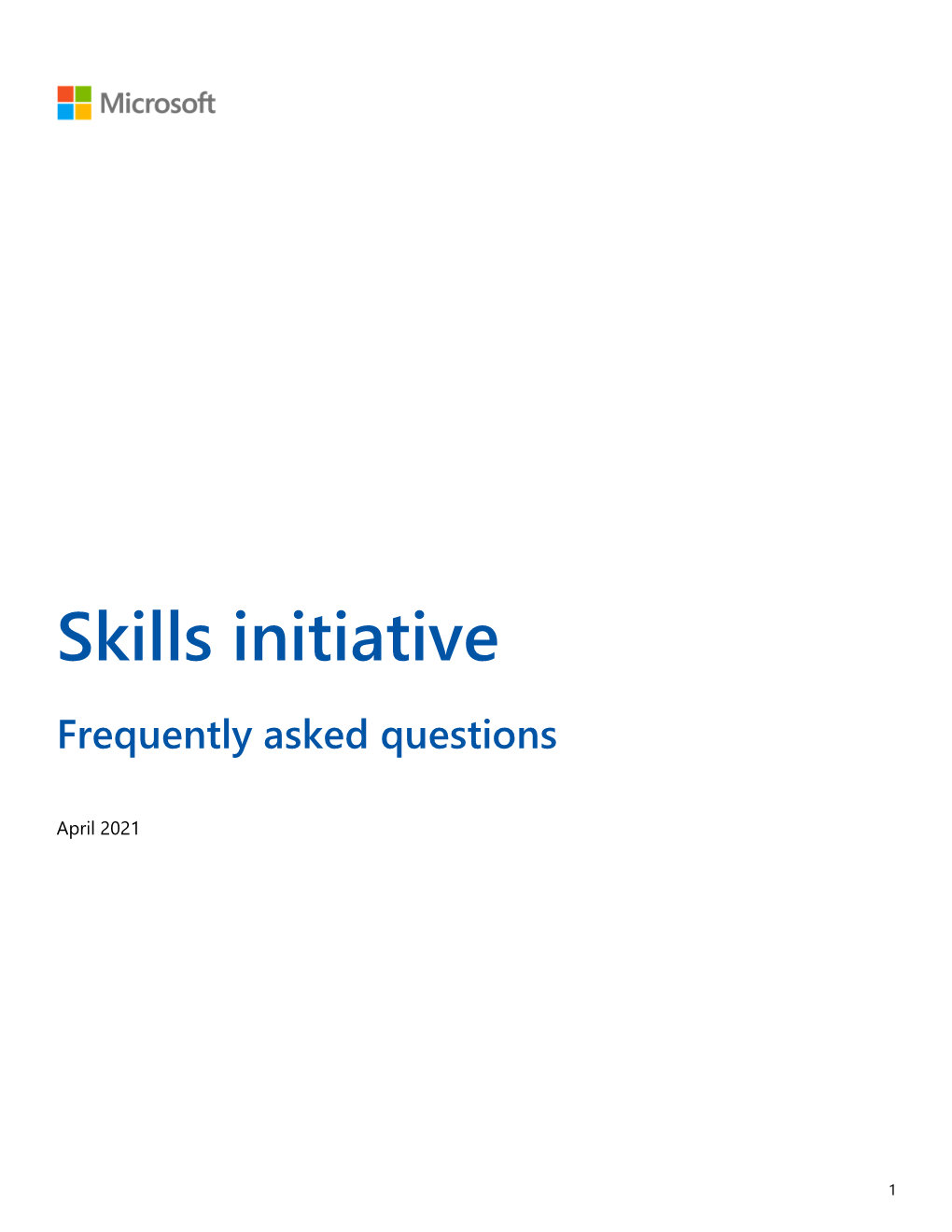 Skills Initiative