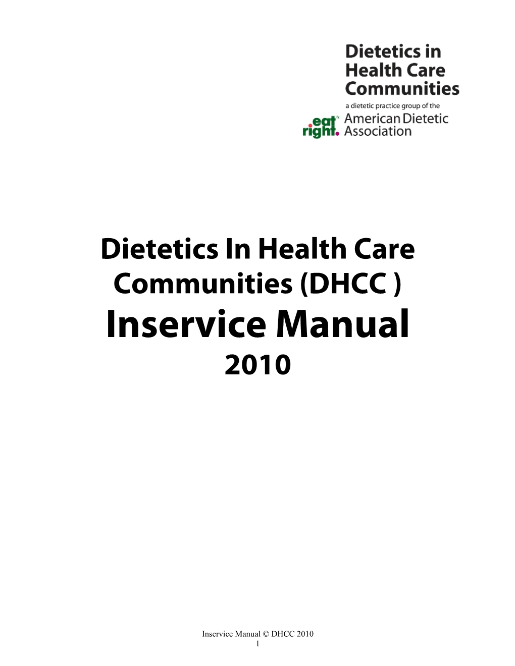 Inservice Manual 2010