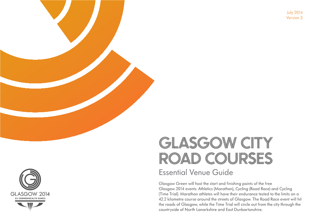 GLASGOW CITY ROAD COURSES Essential Venue Guide