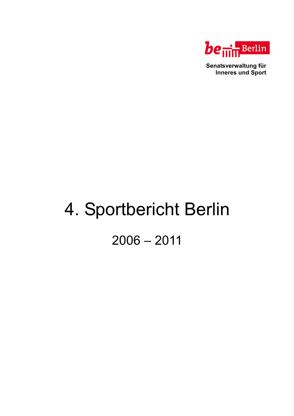 4. Sportbericht Berlin