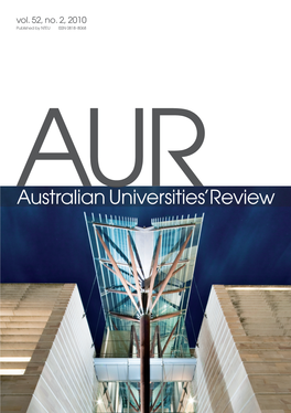 Australian Universities' Review, Vol. 52, No. 2