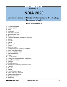 India Year Book 2020.Pdf
