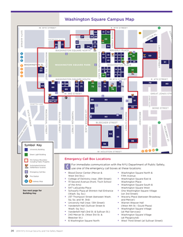 Washington Square Campus Map E AST VILLAGE