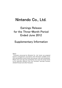 Nintendo Co., Ltd