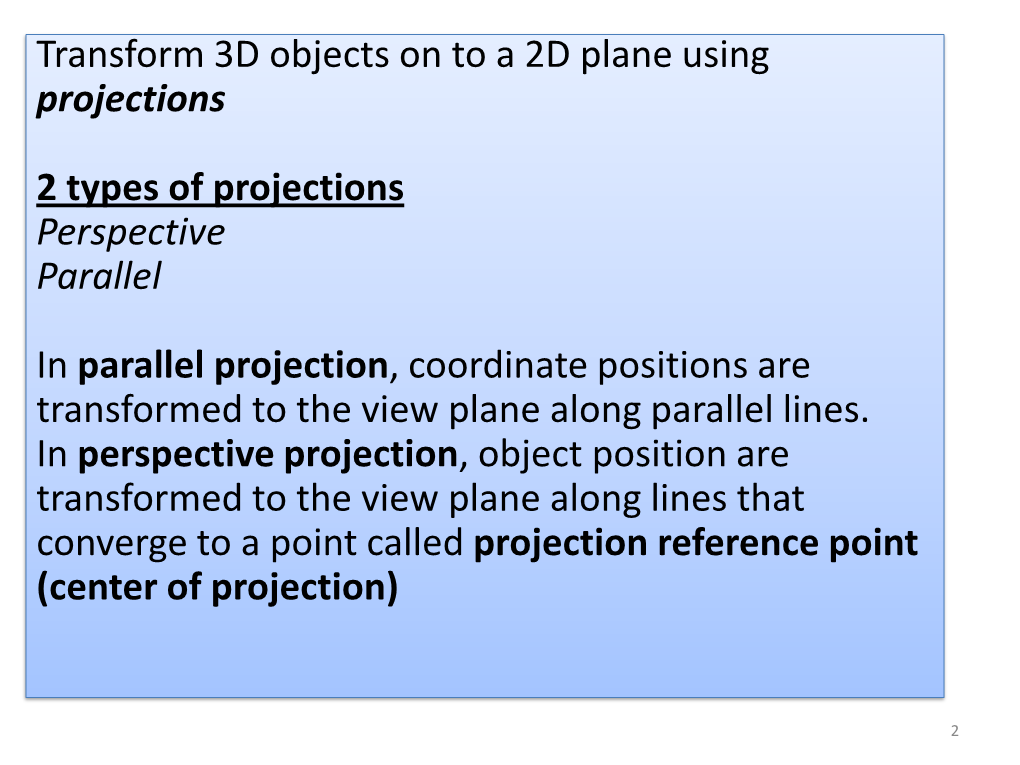 Perspective Projection