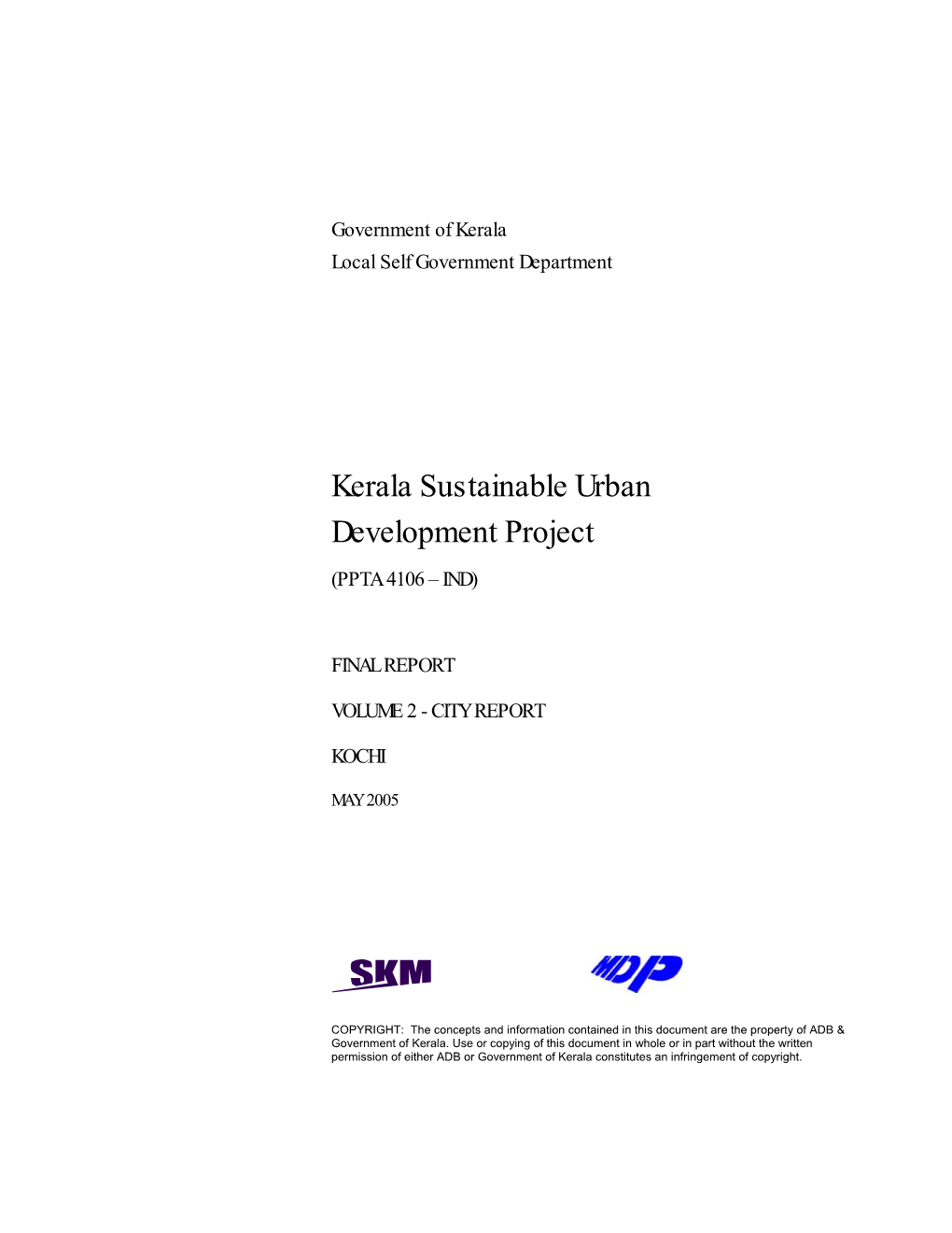 Kerala Sustainable Urban Development Project