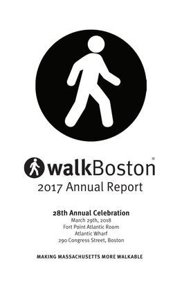 Walkboston Annual Report 2017 (PDF)