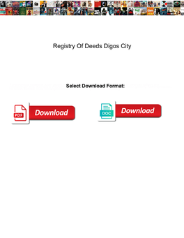 Registry of Deeds Digos City