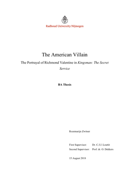 The American Villain