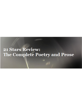 21 Stars Review: the Complete Poetry and Prose Letitia Trent and Chris R