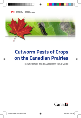 Guide for Cutworm Pests of Crops on the Canadian Prairies