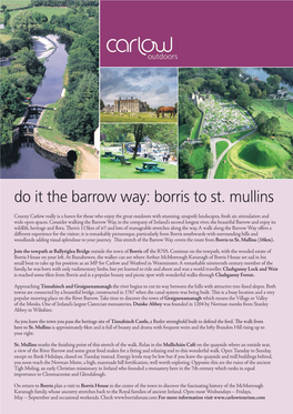Do It the Barrow Way: Borris to St. Mullins
