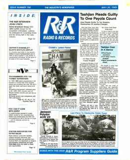 R 790 the Industry's Newspaper May 26, 1989