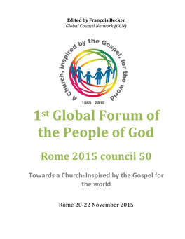 1St Global Forum of the People of God