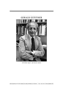 Gerald Gunther
