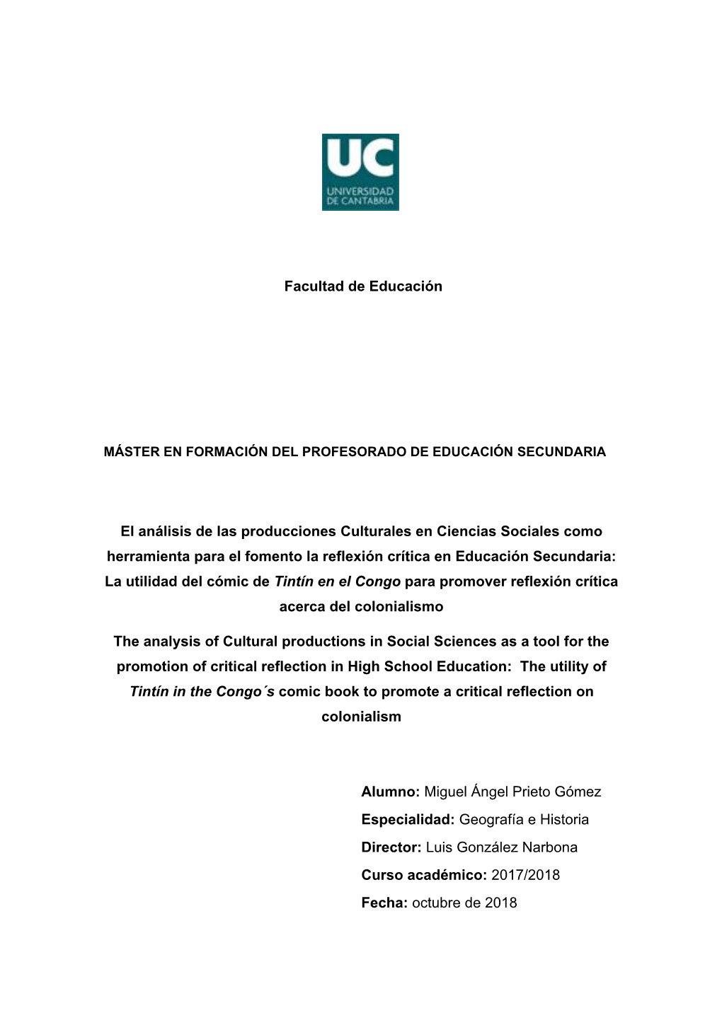 Tintín En El Congo Para Promover Reflexión Crítica Acerca Del Colonialismo