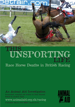 This Unsporting Life – Race Horse Deaths in British Racing