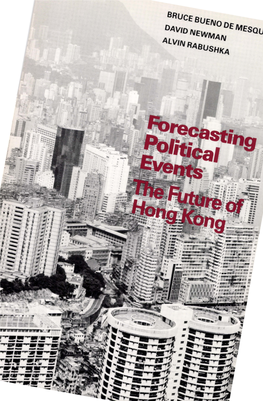 Forecasting Political Events: the Future of Hong Kong