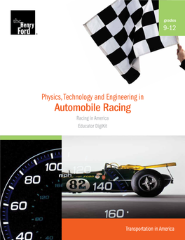 Automobile Racing Racing in America Educator Digikit