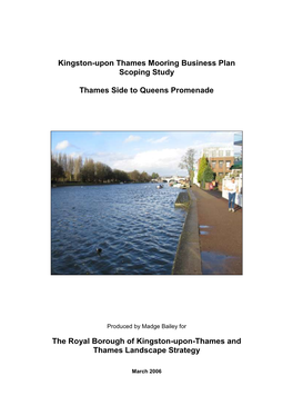 Kingston-Upon Thames Mooring Business Plan Scoping Study