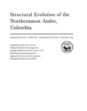 Structural Evolution of the Northernmost Andes, Colombia
