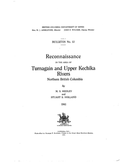 Reconnaissance Turnagain and Upper Kechika Rivers