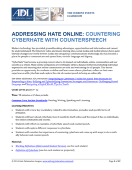 Countering Cyberhate with Counterspeech