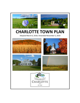 CHARLOTTE TOWN PLAN Adopted March 6, 2018 / Amended November 5, 2019