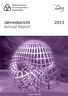 Jahresbericht Annual Report 2013