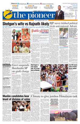 Shotgun's Wife Vs Rajnath Likely