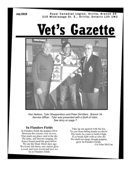 Vet's Gazette