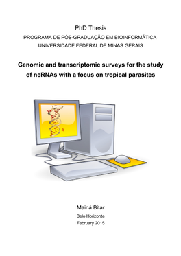 Genomic and Transcriptomic Surveys for the Study of Ncrnas with a Focus on Tropical Parasites