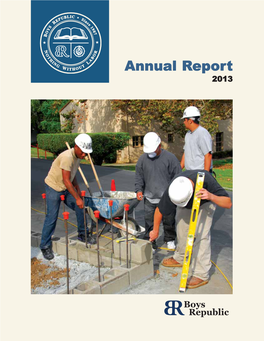 Annual Report 2013 Boys Republic