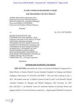 Case 1:13-Cv-00479-JB-WPL Document 140 Filed 08/11/14 Page 1 of 39