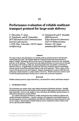 Performance Evaluation of Reliable Multicast Transport Protocol for Large-Scale Delivery
