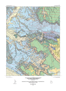 Geologic Map of the Fisher Towers 7.5' Quadrangle Utah Grand County, Utah
