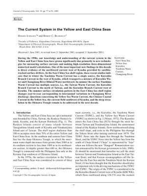 The Current System in the Yellow and East China Seas