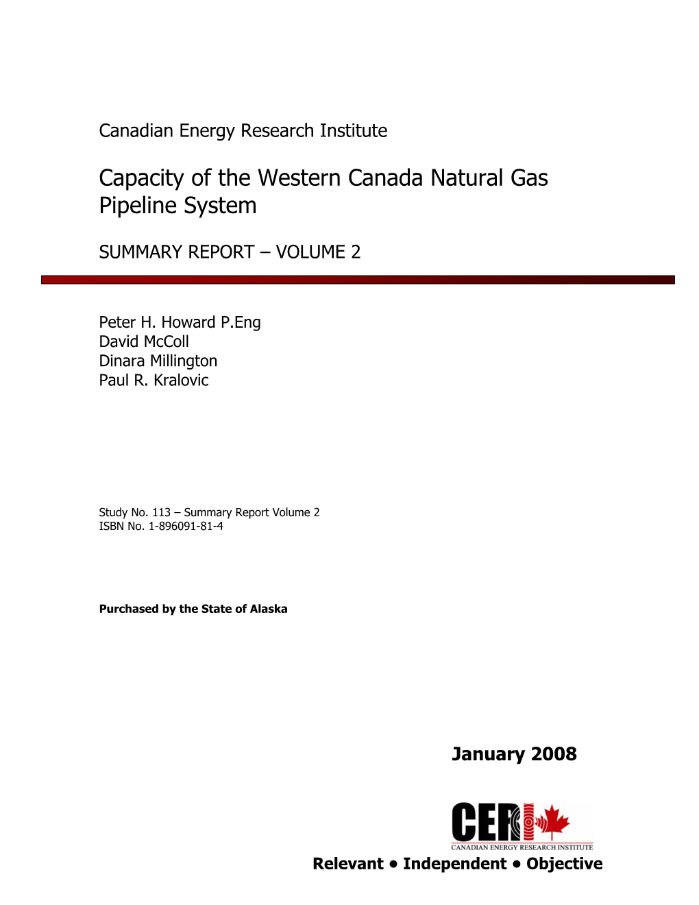 Canadian Energy Research Institute