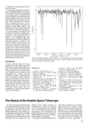 The Status of the Hubble Space Telescope