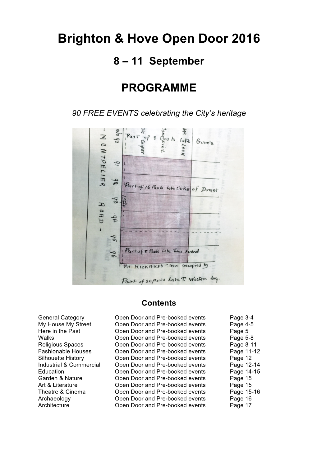 BHOD Programme 2016
