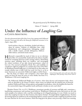 Under the Influence of Laughing Gas by CURTIS ARMSTRONG