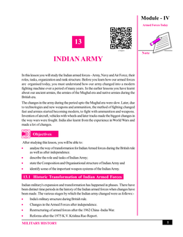 Chapter-13. INDIAN ARMY