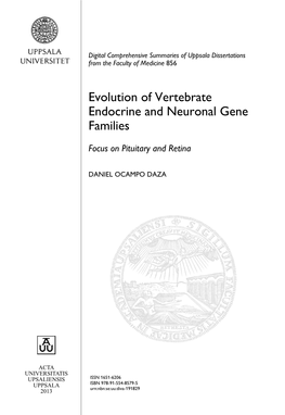 Evolution of Vertebrate Endocrine and Neuronal Gene Families