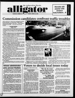 Commission Candidates Confront Traffic Troubles
