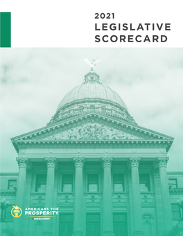 2021 Legislative Scorecard