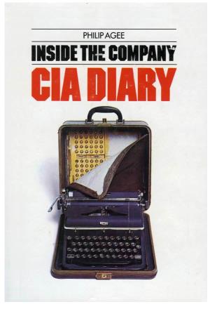 Philip Agee's Inside the Company: CIA Diary