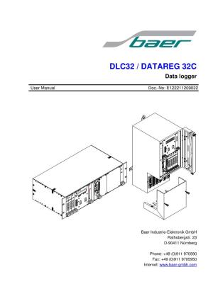 DLC32 / DATAREG 32C Data Logger