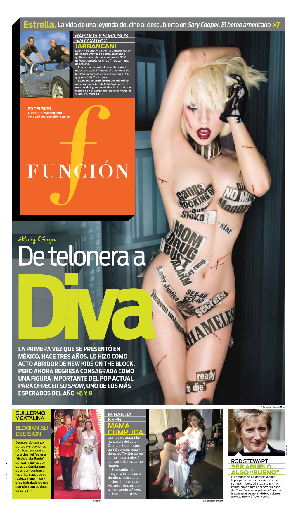 Lady Gaga De Telonera A