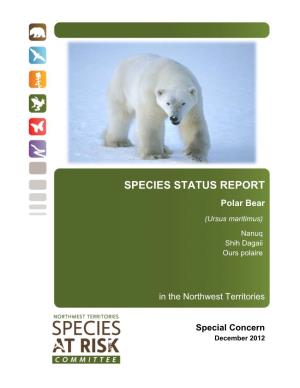 Status Report and Assessment of Polar Bear in the NWT (2012)